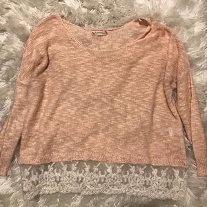Sweater with Lace